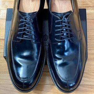 Cole Haan Black Leather Oxfords